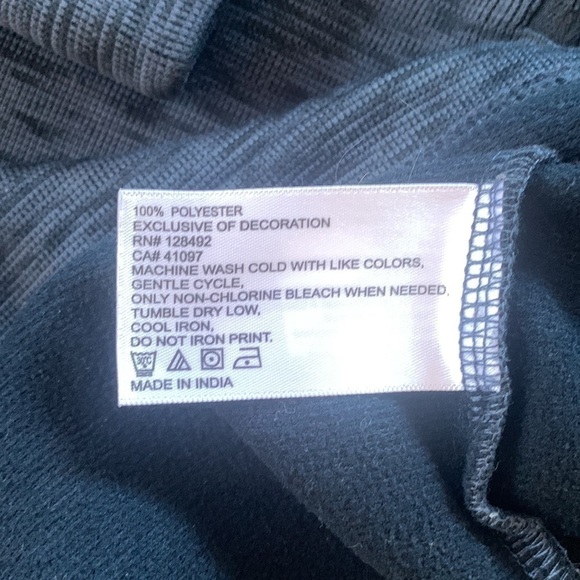 Greg Norman Golf Jacket Blue Black Long Sleeve High‎ Collar 1/4 Zip Size M - Picture 5 of 6